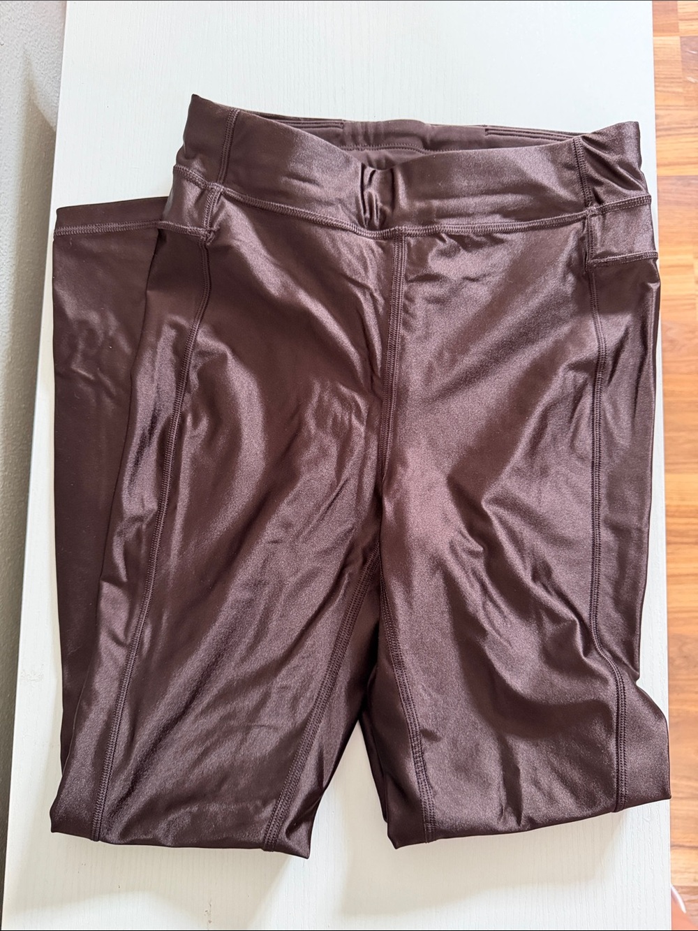 lululemon athletica Brown High-Rise Shine Leggings